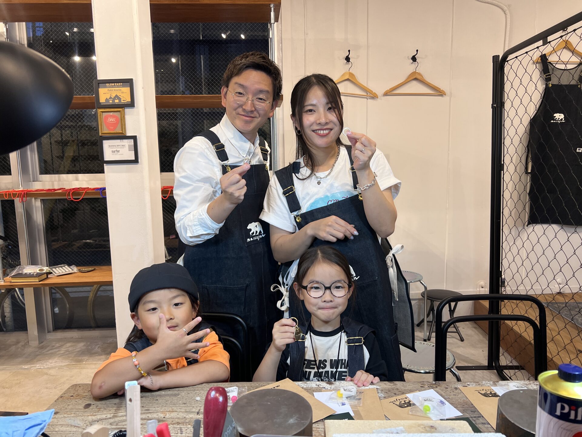 〜家族で体験工房〜アクセサリー製作レポート（東京店）