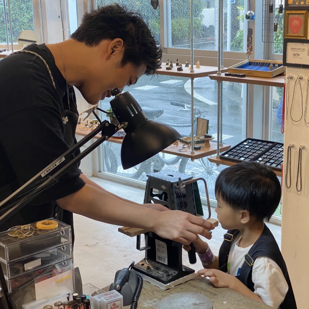 体験レポート！　〜ペンダントトップ製作〜(東京店)