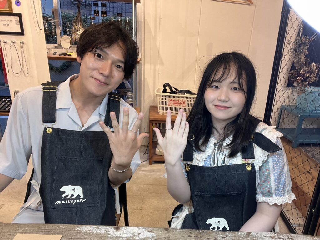 遠距離な二人の思い出作り〜リング製作レポート〜(東京店)