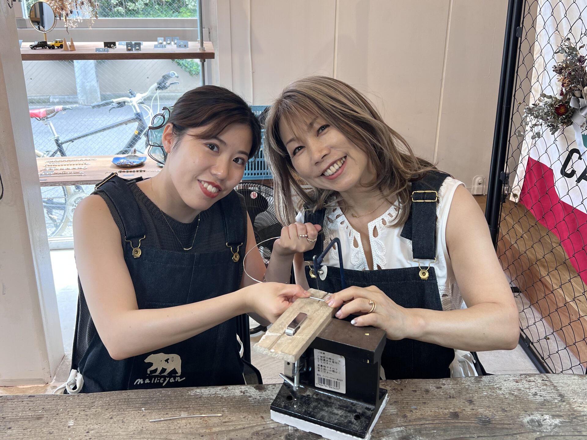 広島からの仲良し親子〜アクセサリー製作レポート〜（東京店）