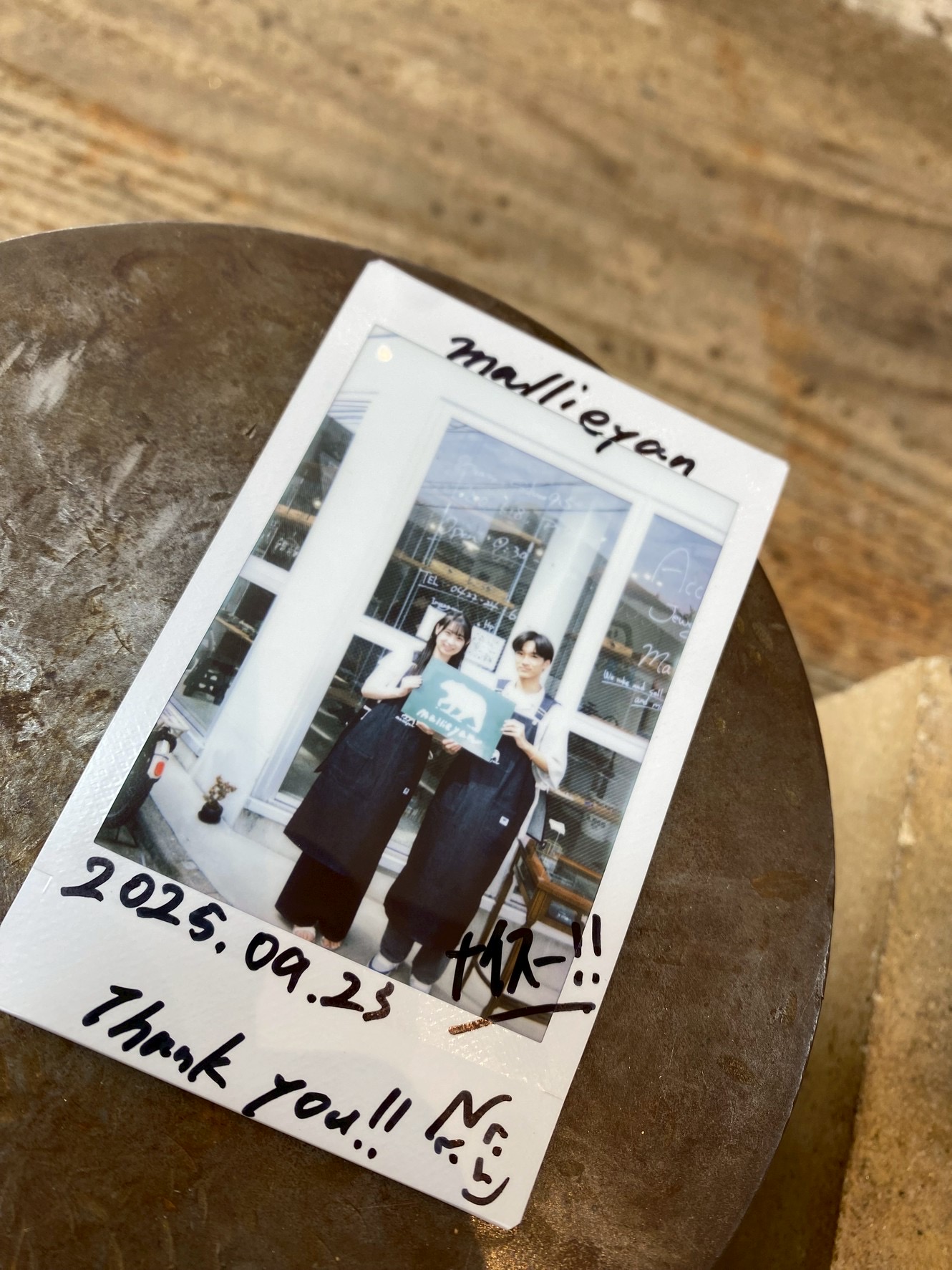 誕生日に贈る工房での製作体験！（東京店）