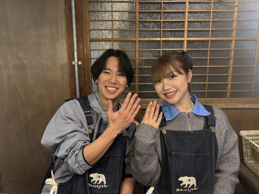 【古民家工房でお揃いの刻印リング作り体験（大分店）】