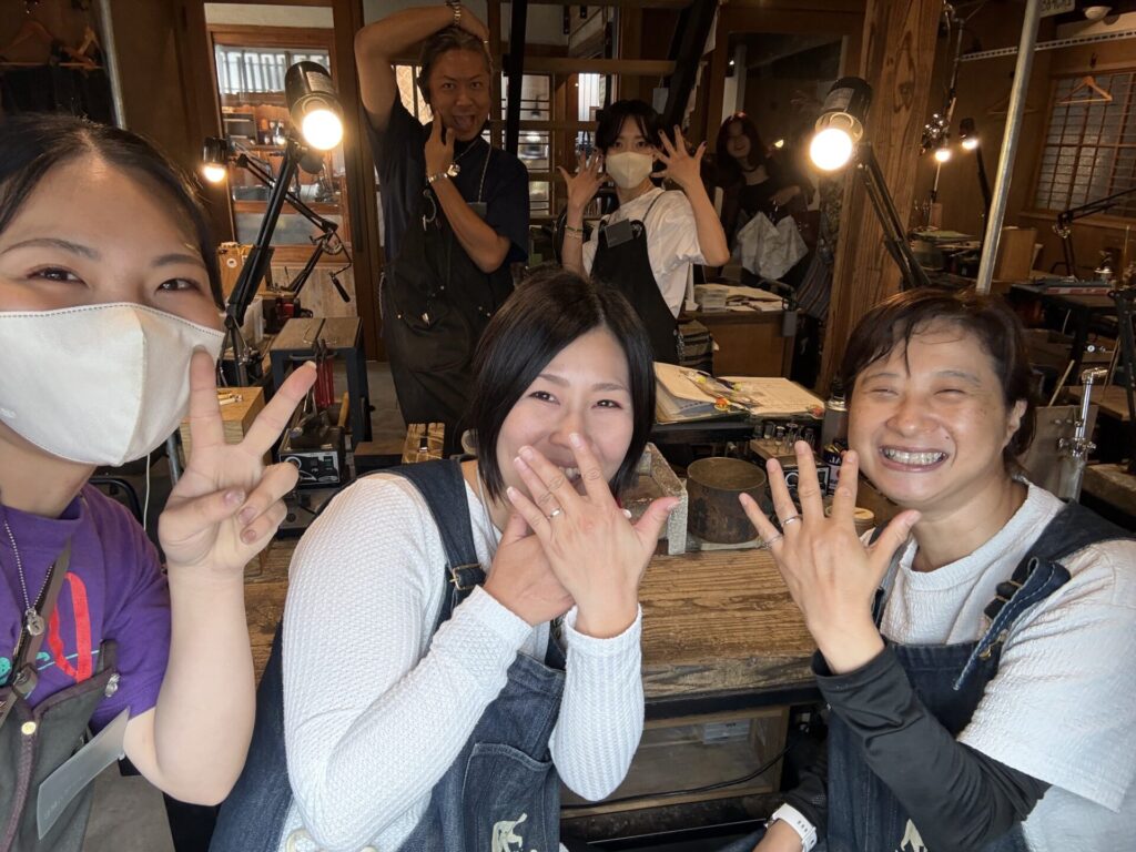 仲間と思い出のお揃いリング✨（大分店）