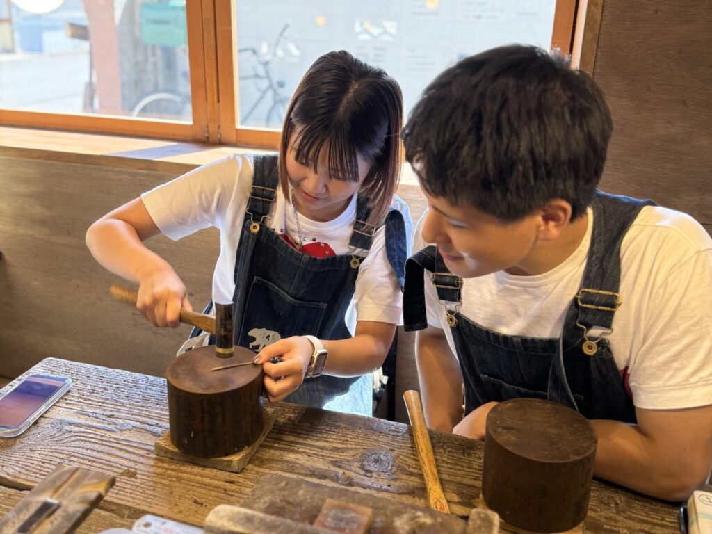 大分旅行の思い出に💍真鍮ペアリング作り体験！（大分店）